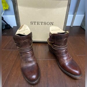 Stetson Women's Brown Ankle Boots